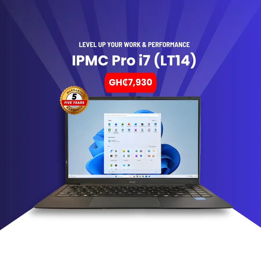 IPMC Pro i7 (LT14) laptop with five-year warranty